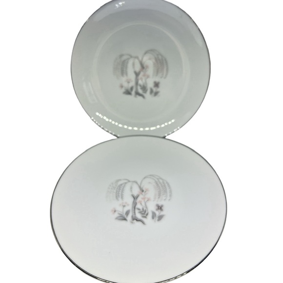 Contour China “Serenity” Plates 6” Willow Tree Pattern - Picture 1 of 6